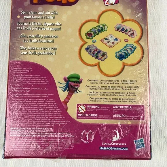 DreamWorks Trolls HANDS DOWN Game New - Picture 5 of 6